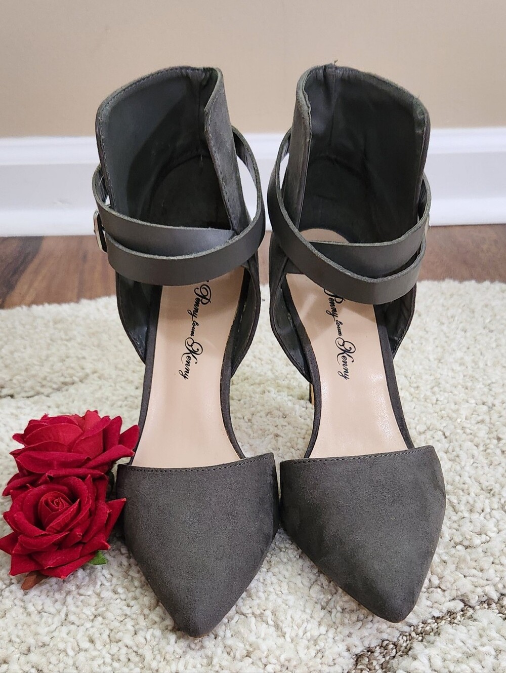 Gray Stiletto Size 7.5